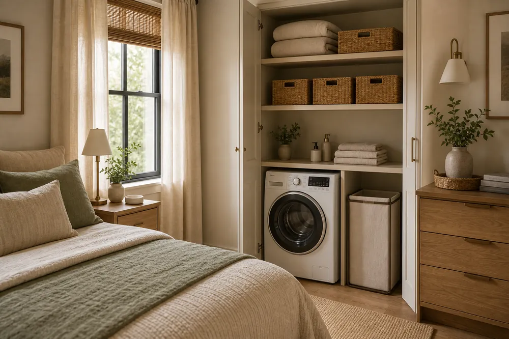 laundry room in bedroom organization ideas bedroom laundry cabinet