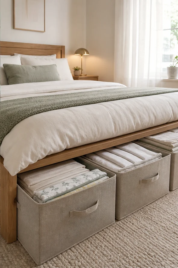 small apartment bedding storage ideas under bed bedding bins