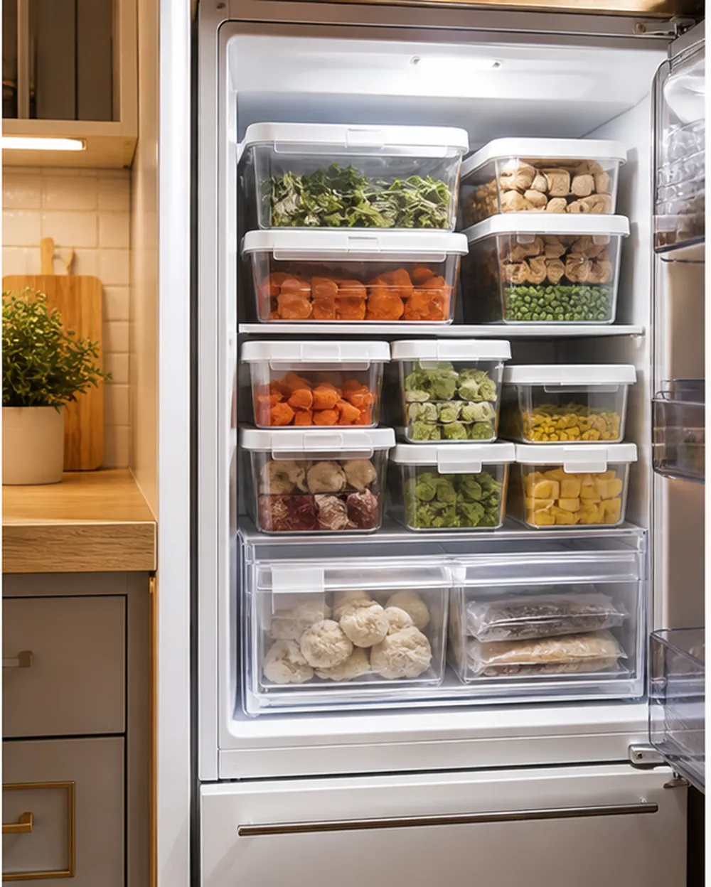 small apartment freezer organization ideas flat freezer bags