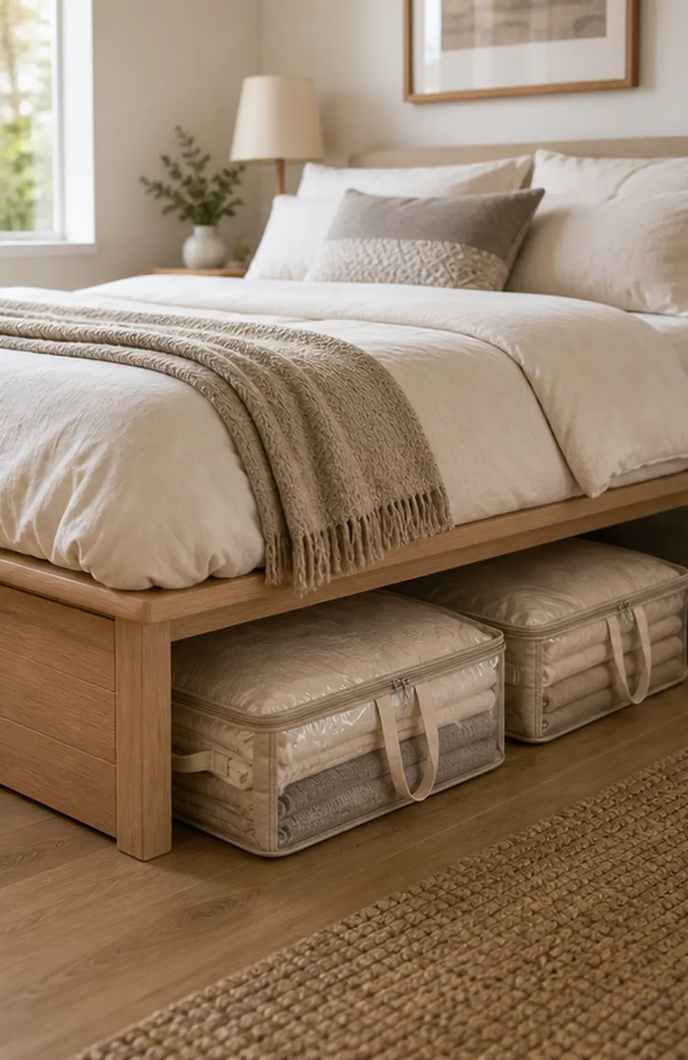 small apartment guest bedding storage under bed guest bedding bags