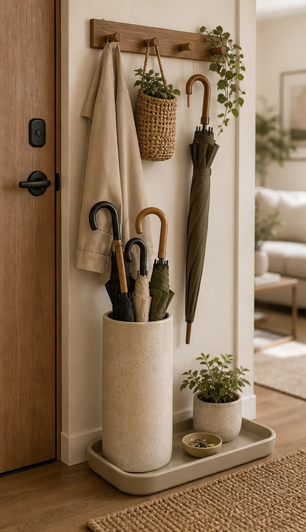 small apartment umbrella storage ideas entry umbrella stand