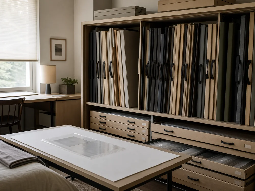 small apartment art portfolio storage ideas showing apartment art portfolio cabinet