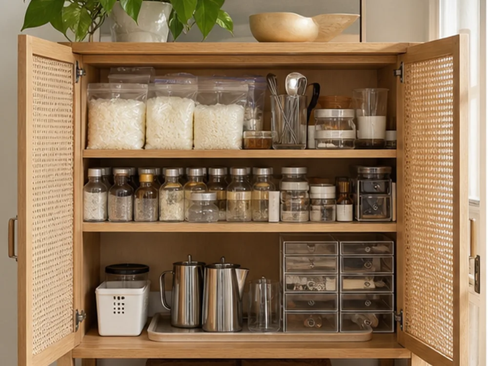 small apartment candle making supplies storage ideas showing t09 overview