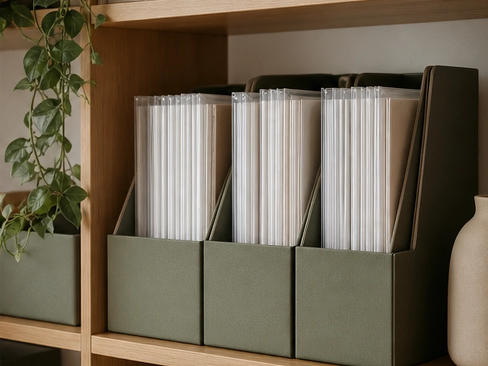 small apartment comic book storage ideas showing t12 detail