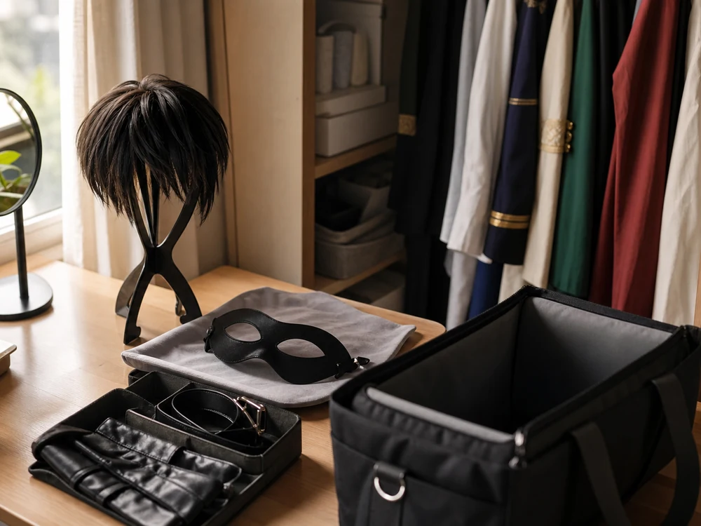 small apartment costume accessories storage ideas showing costume accessories reset