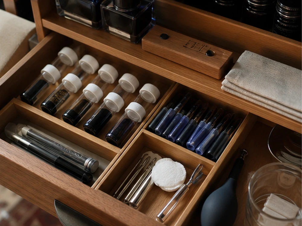 small apartment fountain pen supplies storage ideas showing small apartment fountain pen supplies storage ideas scene 2