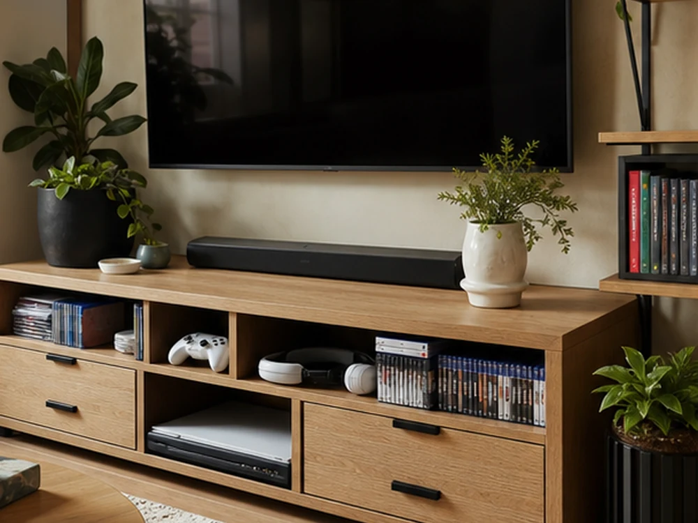 small apartment gaming accessories storage ideas showing t19 overview