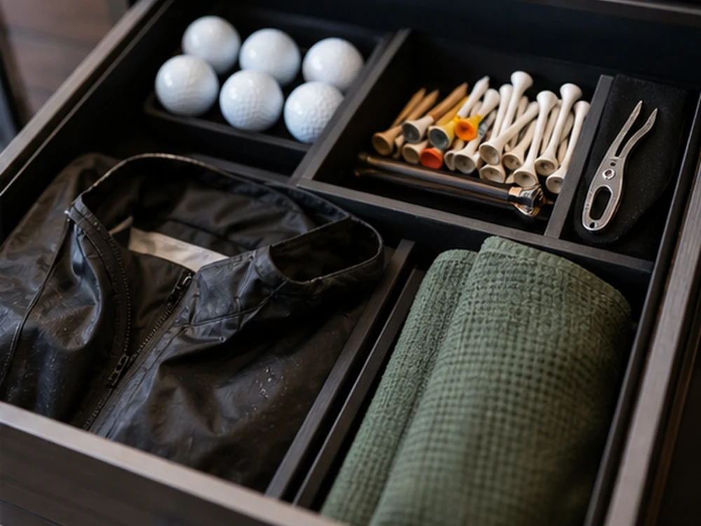 small apartment golf gear storage ideas showing small apartment golf gear storage ideas scene 2