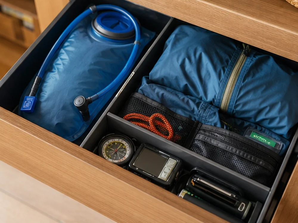 small apartment hiking gear storage ideas showing small apartment hiking gear storage ideas scene 2