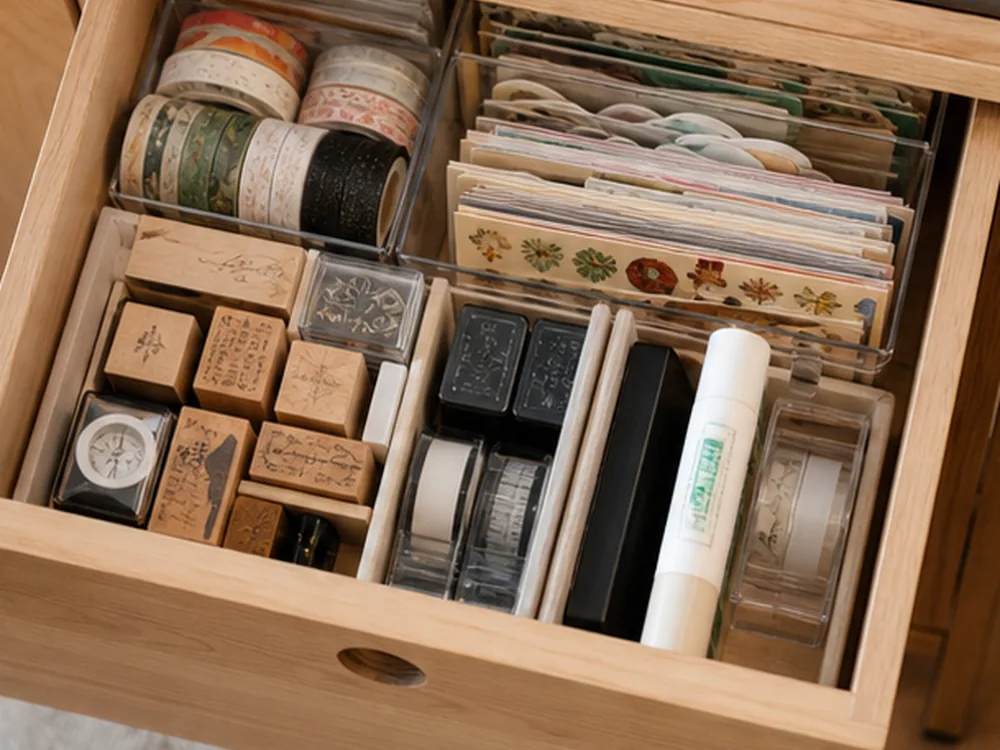 small apartment journaling supplies storage ideas showing small apartment journaling supplies storage ideas scene 2