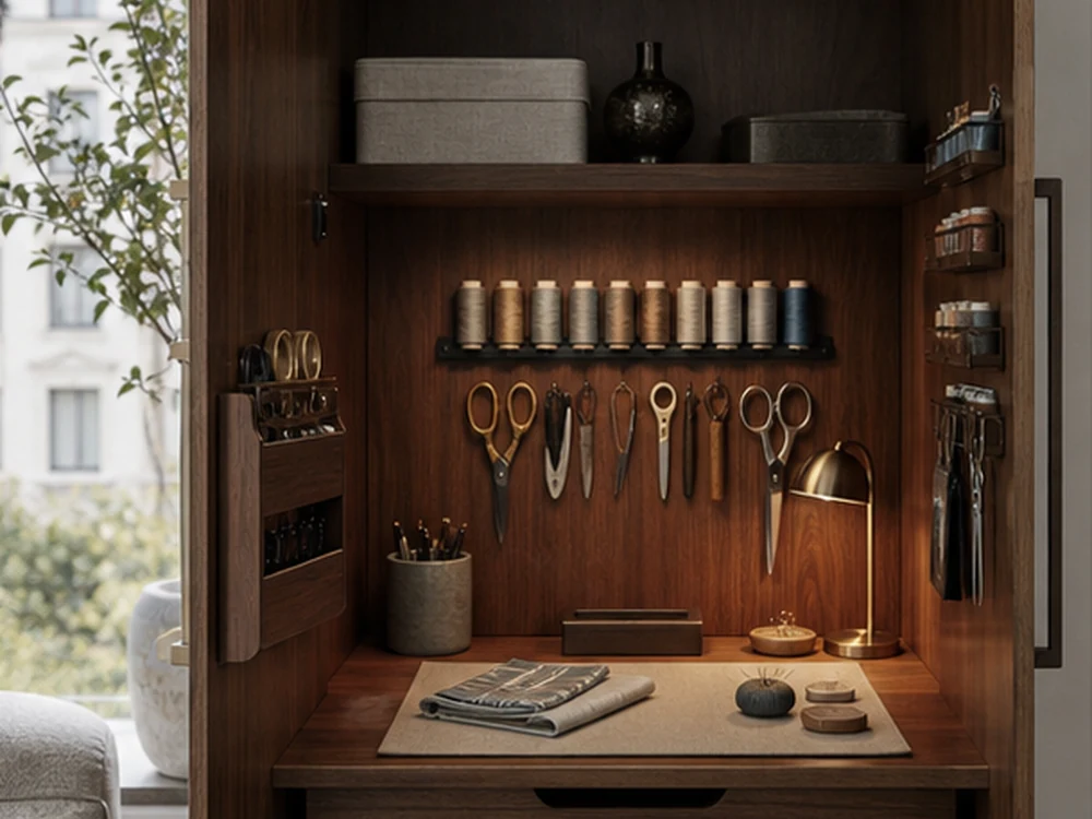 small apartment mending supplies storage ideas showing small apartment mending supplies storage ideas scene 1