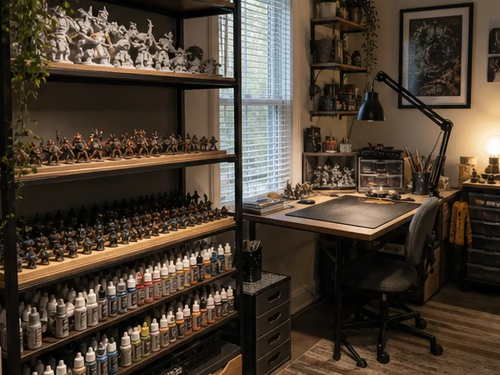 small apartment miniature painting supplies storage ideas showing small apartment miniature painting supplies storage ideas scene 1