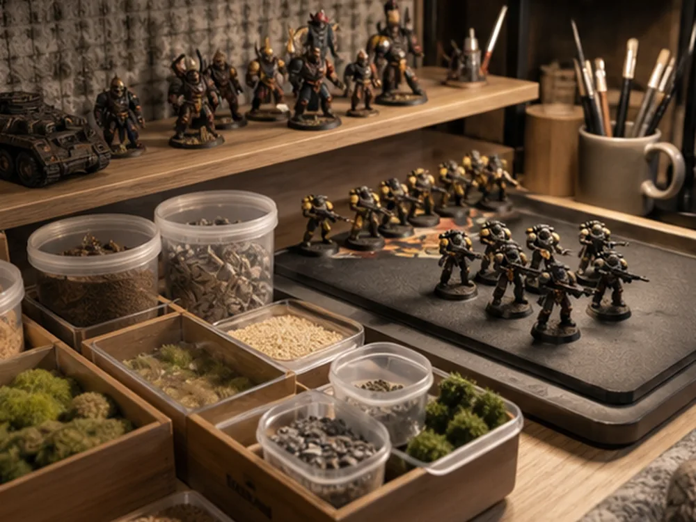 small apartment miniature painting supplies storage ideas showing small apartment miniature painting supplies storage ideas scene 3