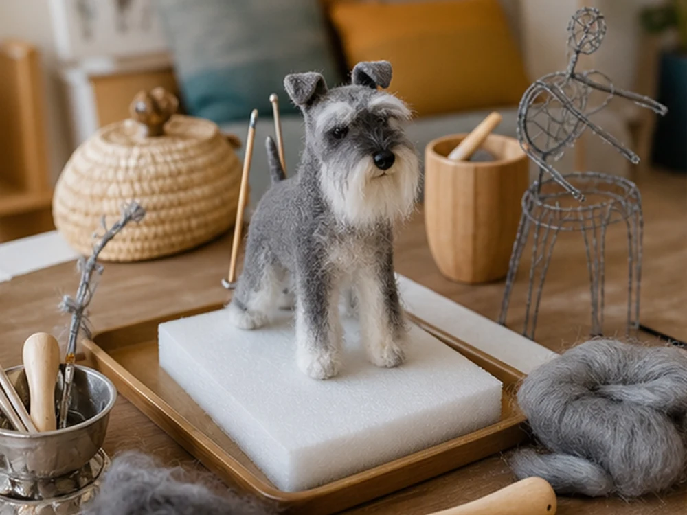 small apartment needle felting supplies storage ideas showing t03 reset