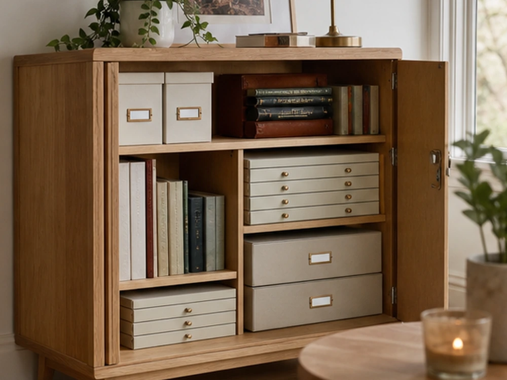 small apartment postcard collection storage ideas showing t15 overview