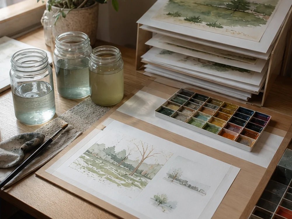 small apartment watercolor supplies storage ideas showing small apartment watercolor supplies storage ideas scene 3
