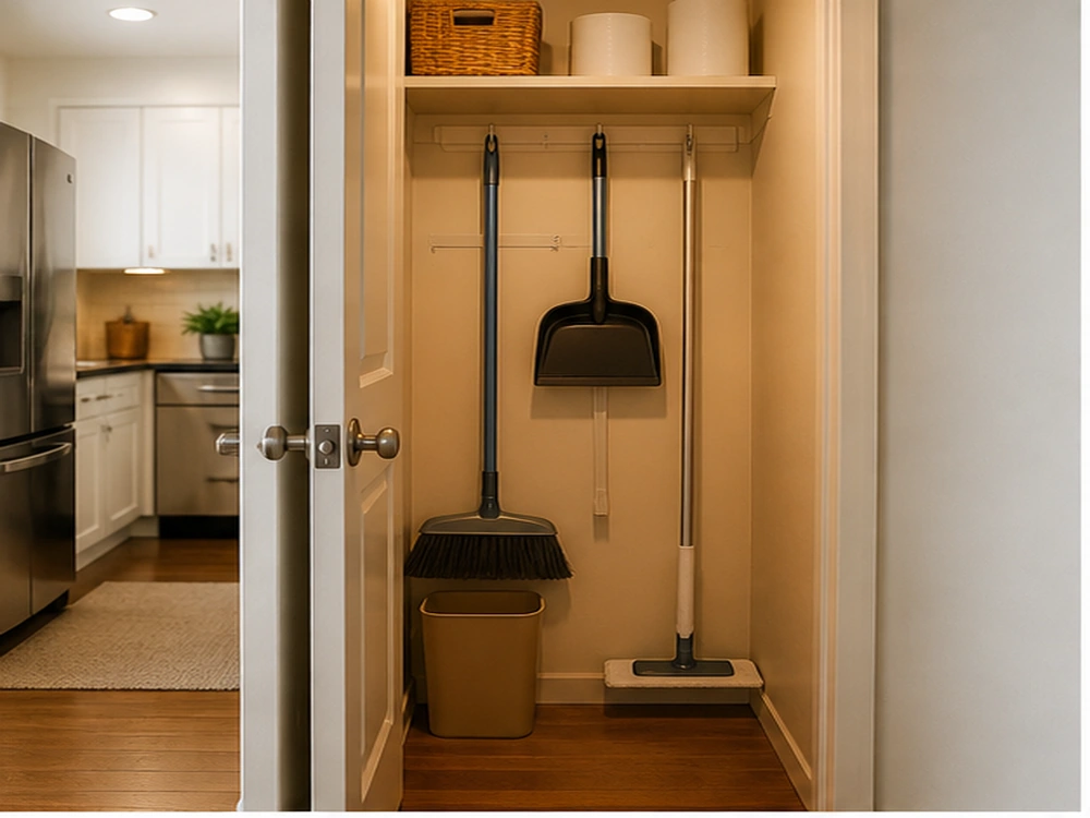 small apartment broom closet storage ideas showing small apartment broom closet storage ideas scene 1