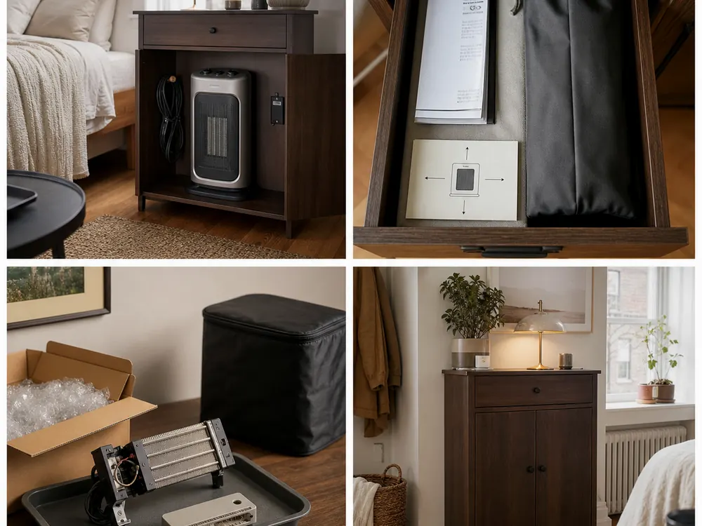 Small Apartment Storage Hacks with visible categories, calm styling, and reachable storage