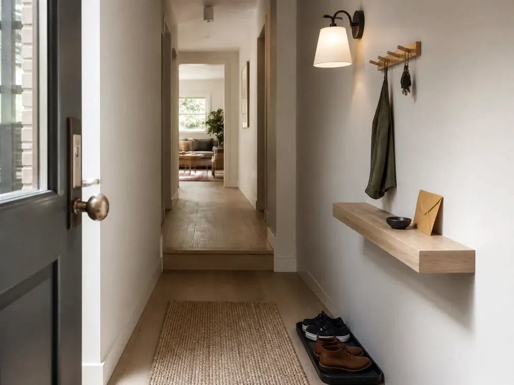 Designideen für kleine Familienzimmer mit einer klaren Route und warmen Einrichtungsdetails