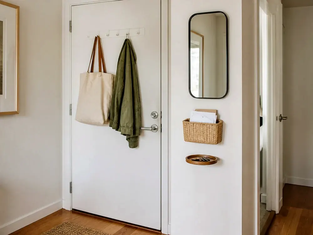 Idées de petits foyers avec un itinéraire clair et des détails chaleureux pour organiser la maison