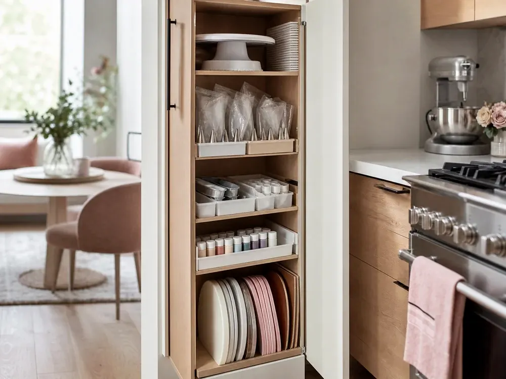 Small Apartment Decorating Ideas with a clear route and warm home-organizing detail